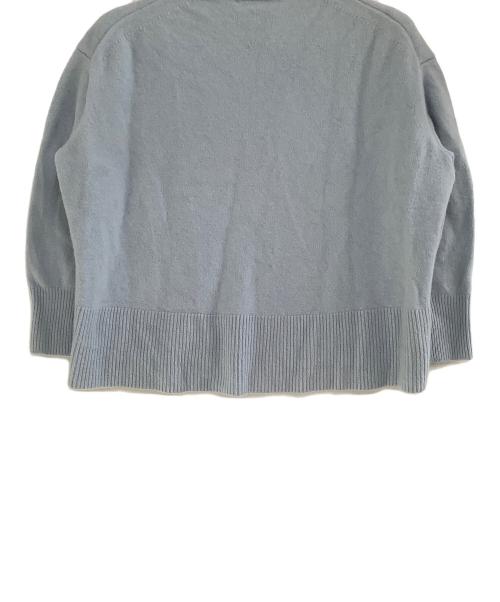 Curensology（カレンソロジー）Curensology (カレンソロジー) ウールカシミヤタートルネックニット　22AW ブルー サイズ:freeの古着・服飾アイテム