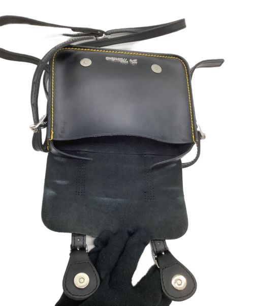 Dr.Martens（ドクターマーチン）Dr.Martens (ドクターマーチン) サッチェルショルダーバッグ 7インチ サッチェルバッグ ブラックの古着・服飾アイテム