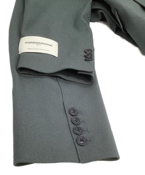 FORSOMEONE（フォーサムワン）FORSOMEONE (フォーサムワン) 3Bジャケット グリーン サイズ:48の古着・服飾アイテム