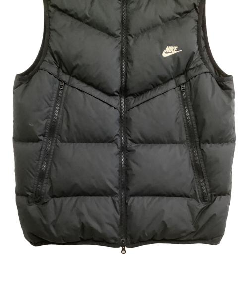NIKE（ナイキ）NIKE (ナイキ) ダウンベスト　ウィンドランナー パファー ベスト Storm-FIT ブラック サイズ:Lの古着・服飾アイテム