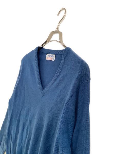 BALLANTYNE（バランタイン）BALLANTYNE (バランタイン) カシミヤニット　旧タグ ブルー サイズ:40の古着・服飾アイテム