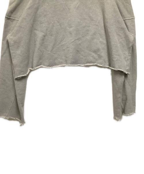 NOUNLESS（ナウンレス）NOUNLESS (ナウンレス) スウェット　Cut Off Logo Sweat グレー サイズ:1の古着・服飾アイテム