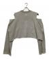 NOUNLESS (ナウンレス) スウェット　Cut Off Logo Sweat グレー サイズ:1：6000円
