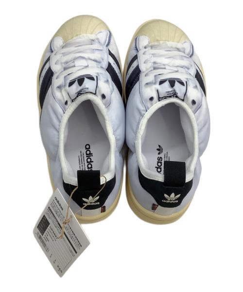 adidas Originals（アディダスオリジナル）adidas Originals (アディダスオリジナル) スリッポン 	PUFFYLETTE ホワイト サイズ:24.5 未使用品の古着・服飾アイテム