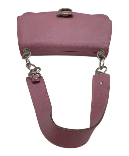Salvatore Ferragamo（サルヴァトーレ フェラガモ）Salvatore Ferragamo (サルヴァトーレ フェラガモ) ショルダーバッグ ガンチーニ ピンクの古着・服飾アイテム