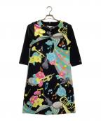 LEONARDレオナール）の古着「ワンピース」｜ネイビー