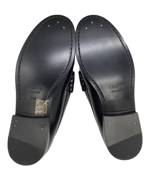 CELINE（セリーヌ）CELINE (セリーヌ) ルコ トリオンフ ローファー ブラック サイズ:36 1/2の古着・服飾アイテム