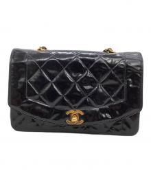 CHANEL（シャネル）の古着「チェーンショルダーバッグ マトラッセ」｜ブラック