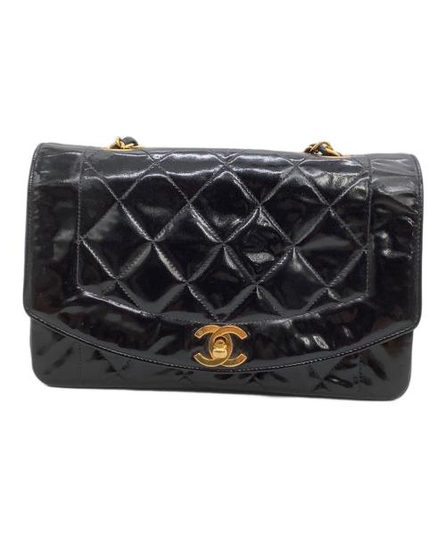 CHANEL（シャネル）CHANEL (シャネル) チェーンショルダーバッグ マトラッセ ブラックの古着・服飾アイテム