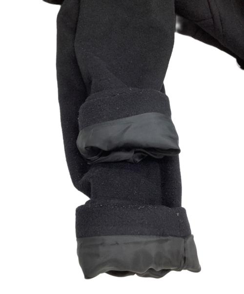 BLUE LABEL CRESTBRIDGE（ブルーレーベルクレストブリッジ）BLUE LABEL CRESTBRIDGE (ブルーレーベルクレストブリッジ) ファー付ウールコート ブラック サイズ:38の古着・服飾アイテム