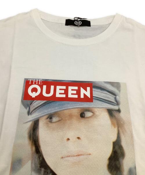 GB by BABA（ジービ バイ ババ）GB by BABA (ジービ バイ ババ) プリントTシャツ GB S/S Tee QUEEN 小泉今日子コラボ ホワイト サイズ:M 未使用品の古着・服飾アイテム
