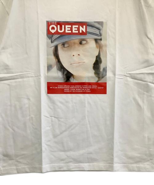 GB by BABA（ジービ バイ ババ）GB by BABA (ジービ バイ ババ) プリントTシャツ GB S/S Tee QUEEN 小泉今日子コラボ ホワイト サイズ:M 未使用品の古着・服飾アイテム