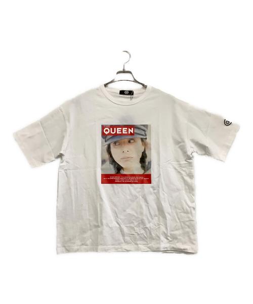 GB by BABA（ジービ バイ ババ）GB by BABA (ジービ バイ ババ) プリントTシャツ　GB S/S Tee QUEEN　小泉今日子コラボ ホワイト サイズ:M 未使用品の古着・服飾アイテム