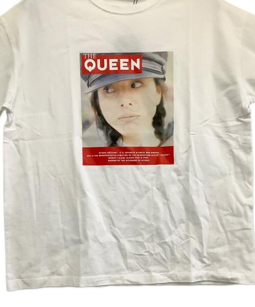 GB by BABA（ジービ バイ ババ）GB by BABA (ジービ バイ ババ) プリントTシャツ　GB S/S Tee QUEEN　小泉今日子コラボ ホワイト サイズ:M 未使用品の古着・服飾アイテム