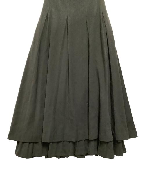 Ameri（アメリ）Ameri (アメリ) ロングプリーツスカート PLEATS LAYERED PLEATS SKIRT グレー サイズ:Sの古着・服飾アイテム
