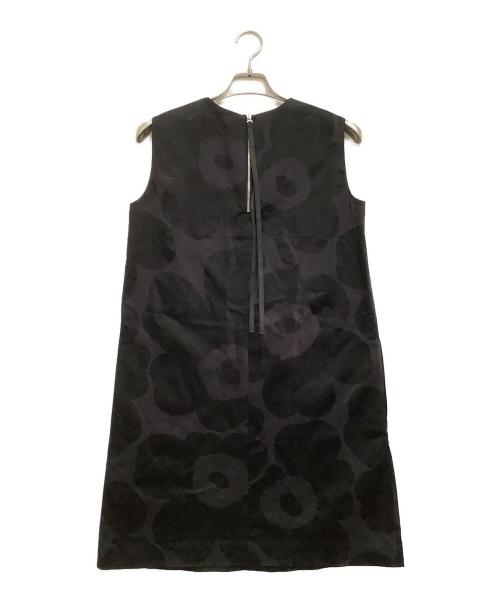 marimekko（マリメッコ）marimekko (マリメッコ) ノースリーブワンピース　	SILUETTI UNIKKO ブラック サイズ:36の古着・服飾アイテム