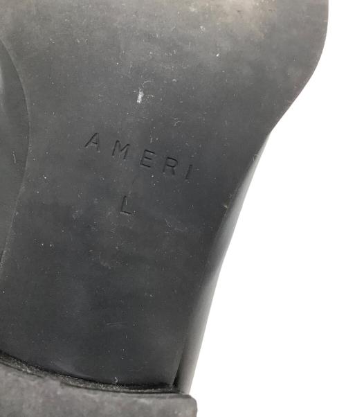 Ameri（アメリ）Ameri (アメリ) スクエアトゥローファー　UND SQUARE TOE LOAFER ブラック サイズ:Lの古着・服飾アイテム