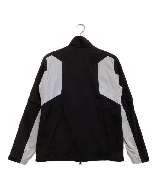 DESCENTE GOLF（デサントゴルフ）DESCENTE GOLF (デサントゴルフ) レインジャケット ブラック×ホワイト サイズ:Mの古着・服飾アイテム