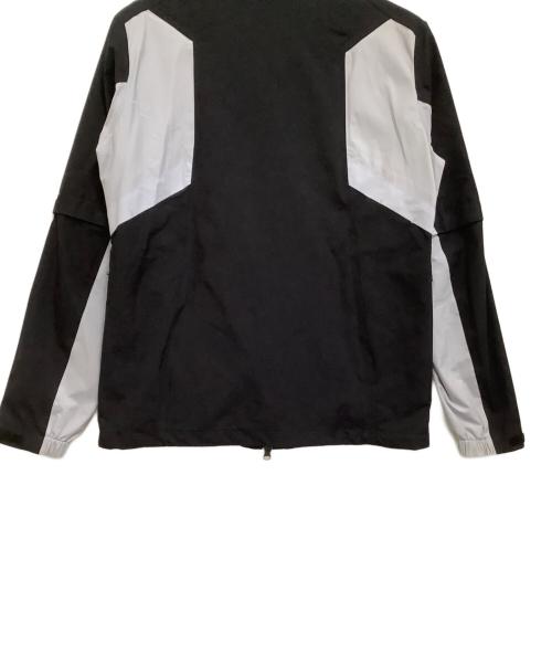 DESCENTE GOLF（デサントゴルフ）DESCENTE GOLF (デサントゴルフ) レインジャケット ブラック×ホワイト サイズ:Mの古着・服飾アイテム