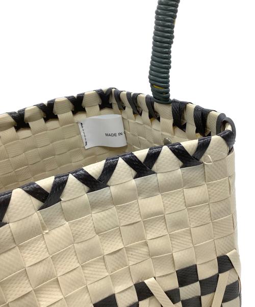 MARNI（マルニ）MARNI (マルニ) バケットバッグ ベージュ×ブラックの古着・服飾アイテム