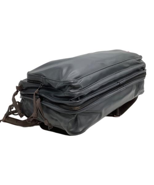 LUGGAGE LABEL（ラゲッジ レーベル）LUGGAGE LABEL (ラゲッジ レーベル) ショルダーバッグ LINER 赤バッテン グレーの古着・服飾アイテム