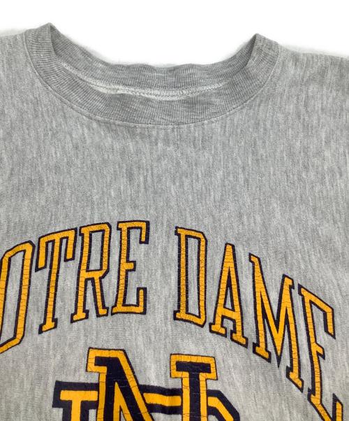 Champion（チャンピオン）Champion (チャンピオン) リバースウィーブスウェット NOTRE DAME グレー サイズ:XLの古着・服飾アイテム
