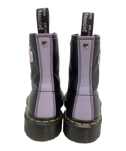 Dr.Martens（ドクターマーチン）Dr.Martens (ドクターマーチン) 8ホールブーツ 1460 ZIP HEART ブラック サイズ:UK 5の古着・服飾アイテム