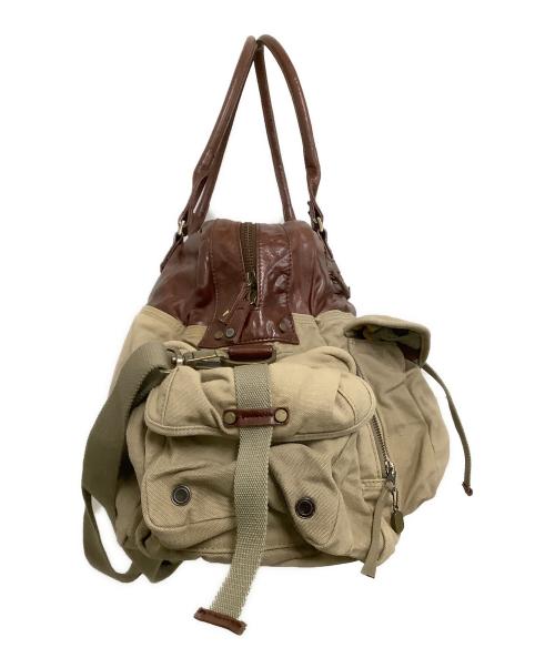 Felisi（フェリージ）Felisi (フェリージ) 2WAYボストンバッグ カーキの古着・服飾アイテム