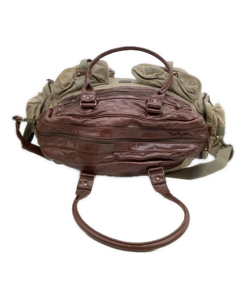 Felisi（フェリージ）Felisi (フェリージ) 2WAYボストンバッグ カーキの古着・服飾アイテム