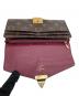 中古・古着 LOUIS VUITTON (ルイ ヴィトン) 長財布 	モノグラム  ポルトフォイユ・パラス フューシャ×ブラウン：34000円