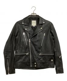 THE CRIMIE（ザ クライミー）の古着「ダブルライダースジャケット」｜ブラック