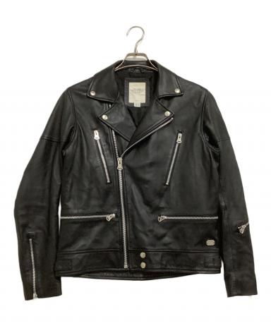 美品‼️the crimieクライミー黒 レザー ダブルライダースジャケット 中古・古着通販】THE CRIMIE (ザ クライミー) ダブルライダース