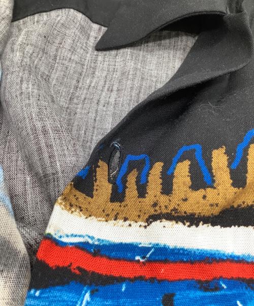 WACKO MARIA（ワコマリア）WACKO MARIA (ワコマリア) オープンカラーシャツ THE GUILTY PARTIES・JEAN-MICHEL BSQUIAT ブラック サイズ:Sの古着・服飾アイテム