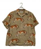 WACKO MARIAワコマリア）の古着「ハワイアンシャツ THE GUILTY PARTIES」｜ベージュ
