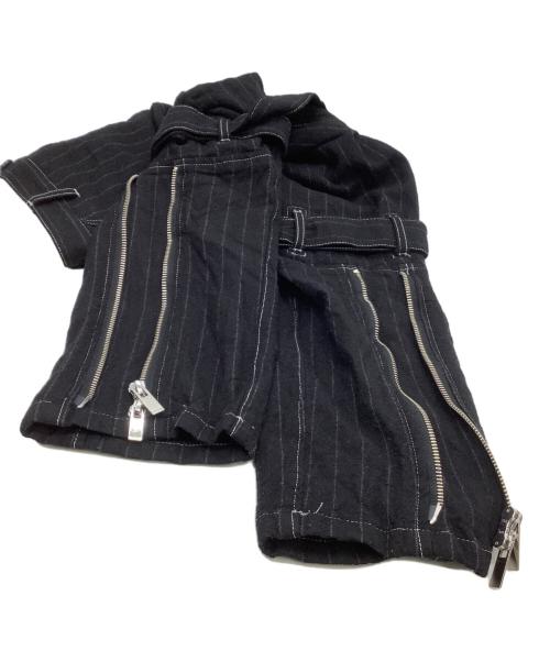 sulvam（サルバム）sulvam (サルバム) サルエルボンテージパンツ ブラック サイズ:Sの古着・服飾アイテム