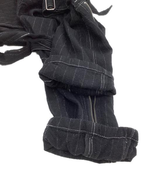 sulvam（サルバム）sulvam (サルバム) サルエルボンテージパンツ ブラック サイズ:Sの古着・服飾アイテム