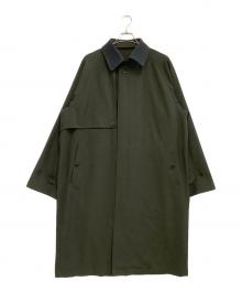 RAINMAKER（レインメーカー）の古着「DETACHABLE COLLARCOAT」｜グリーン