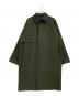RAINMAKER（レインメーカー）の古着「DETACHABLE COLLARCOAT」｜グリーン