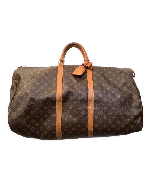 LOUIS VUITTON（ルイ ヴィトン）LOUIS VUITTON (ルイ ヴィトン) ボストンバッグ モノグラム キーポル・バンドリエール60 ブラウンの古着・服飾アイテム