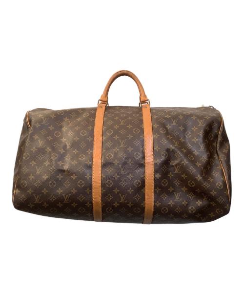 LOUIS VUITTON（ルイ ヴィトン）LOUIS VUITTON (ルイ ヴィトン) ボストンバッグ モノグラム キーポル・バンドリエール60 ブラウンの古着・服飾アイテム