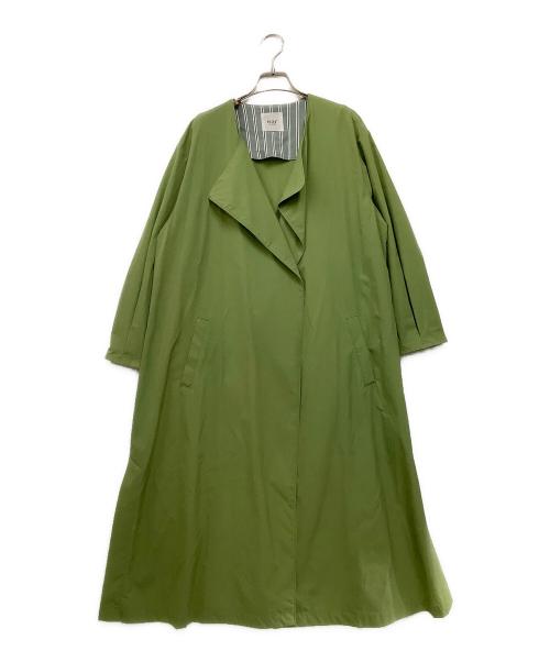 ear PAPILLONNER（イアパピヨネ）ear PAPILLONNER (イアパピヨネ) スプリングコート グリーン サイズ:freeの古着・服飾アイテム