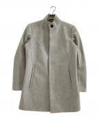 theoryセオリー）の古着「スタンドカラーコート」｜グレー
