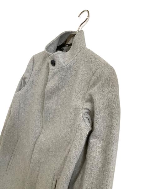 theory（セオリー）theory (セオリー) スタンドカラーコート グレー サイズ:XSの古着・服飾アイテム