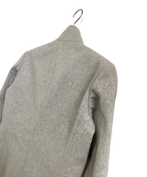 theory（セオリー）theory (セオリー) スタンドカラーコート グレー サイズ:XSの古着・服飾アイテム