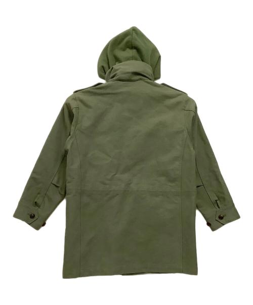 AURALEE（オーラリー）AURALEE (オーラリー) Ron Herman (ロンハーマン) 別注フーデッドコート グリーンの古着・服飾アイテム
