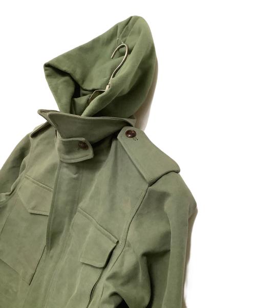 AURALEE（オーラリー）AURALEE (オーラリー) Ron Herman (ロンハーマン) 別注フーデッドコート グリーンの古着・服飾アイテム