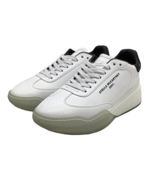 STELLA McCARTNEY（ステラマッカートニー）STELLA McCARTNEY (ステラマッカートニー) スニーカー Loop Crystal Lace-up Sneaker ホワイト サイズ:38の古着・服飾アイテム