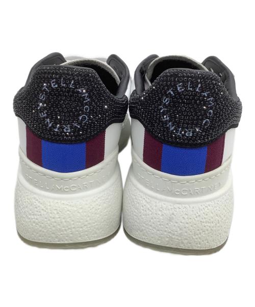 STELLA McCARTNEY（ステラマッカートニー）STELLA McCARTNEY (ステラマッカートニー) スニーカー Loop Crystal Lace-up Sneaker ホワイト サイズ:38の古着・服飾アイテム