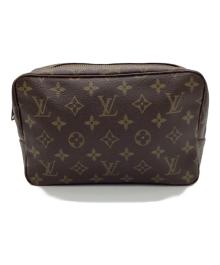 LOUIS VUITTON（ルイ ヴィトン）の古着「コスメポーチ　モノグラム」｜ブラウン
