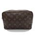 LOUIS VUITTON（ルイ ヴィトン）の古着「コスメポーチ　モノグラム」｜ブラウン